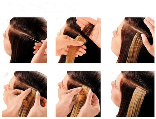 Latest company news about How to ware the tape in hair extensions ?