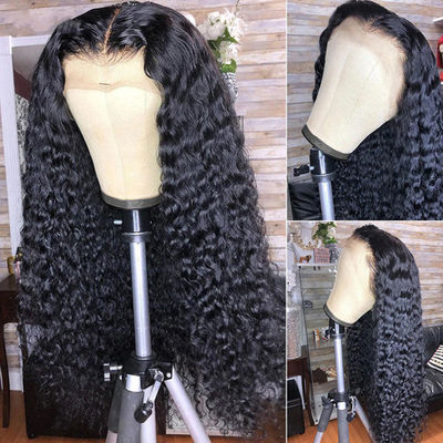 Front Lace Customized Human Hair Wigs Realistic Capless