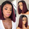 Short Full Frontal Lace Wig 10 Inches Bob Wig 1b Brown Color