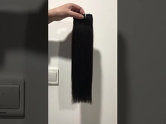 High Grade Virgin Human Hair Bundles Natural Black Straight Hair Weft