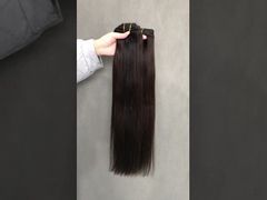 Customized Human P1b/2# Color Clip In Hair Extensions Straight 120 Grams