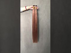 100% Human Hair Nano Ring Machine Pre-Bonded Straight Nano Tip Hair Extension