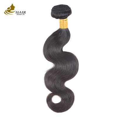 Burgundy Peruvian Remy Human Hair Extensions Weave Bundles With Closure