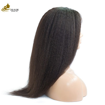 Kinky Straight Customized Human Hair Wigs 13*4 Front Lace Human Hair Wig