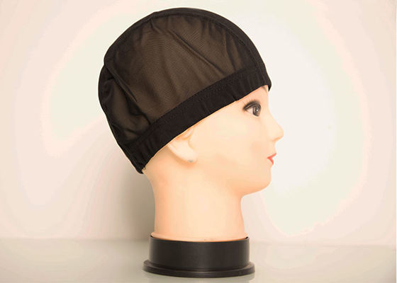 Stretchable 17.1cm Depth Breathable Wig Cap With Adjustable Straps