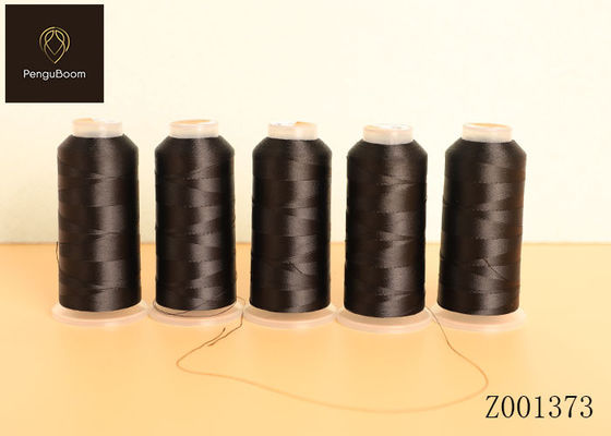 High Tenacity Wig And Crochet Hair Sewing Thread 150d Black Polyester