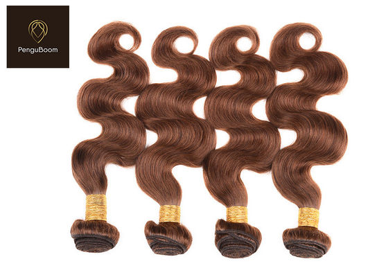Soft 4# Body 800 24inch Colored Human Hair Bundles 60.96cm no knots