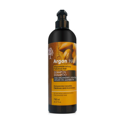 Long Lasting 8.9cm Height Argan Oil Shampoo No Residue