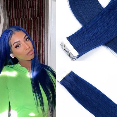 quality  Tangle Free Invisi Tape In Hair Extensions Colored Soft Silky factory