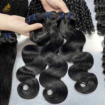quality  100% Unprocessed Brazilian Hair Wholesale Virgin Human Hair Bundles Body Wave factory