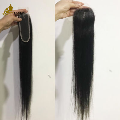 quality  Brazilian Straight 2x6 HD Invisible  Lace Human Hair Closure factory