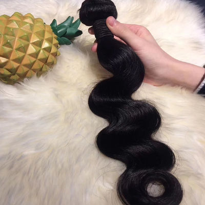 quality  20inch Virgin Human Hair Bundles Natural Balck Body Wave Hair Weft factory
