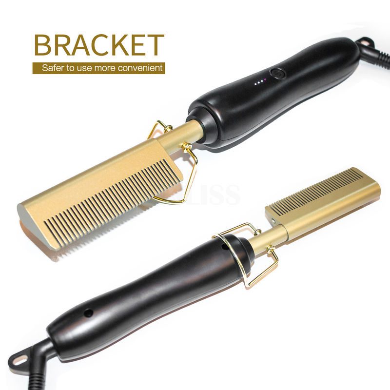 220V Length 8.66 Inch Electric Straightening Comb / Heated Comb
