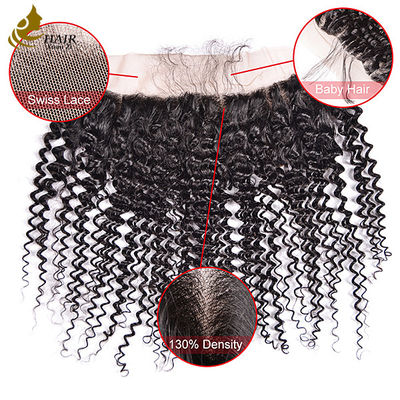 18inch Raw Virgin Human Hair Weft Bundles Kinky 1B Natural Black