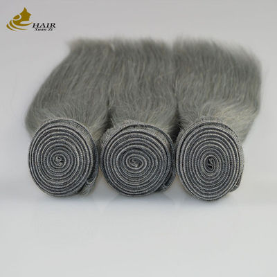 100% Virgin Ombre Human Hair Extensions Invisi Tape gray