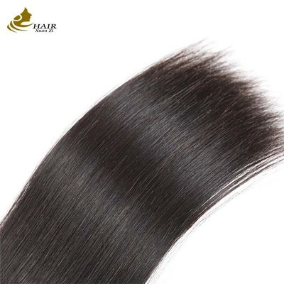 Custom Raw Virgin Hair Bundles Peruvian Straight 24 inch