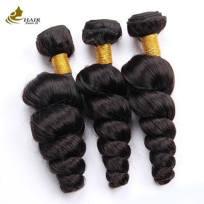 Brazilian Virgin Human Hair Weft Weave Bundles Loose Wave