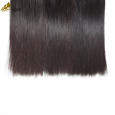 Unprocessed Straight Raw Human Hair Bundles Weft Peruvian