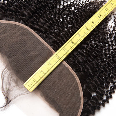 Frontal Human Hair Lace Closure 13x4 HD Kinky Curl Human Hair Frontal Lace Closure