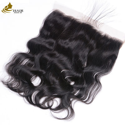 13x4 Frontal Human Hair Lace Closure Body Wave 1B