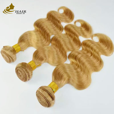 Brown Remy Ombre Human Hair Extensions Body Wave Bundles With Lace Closure