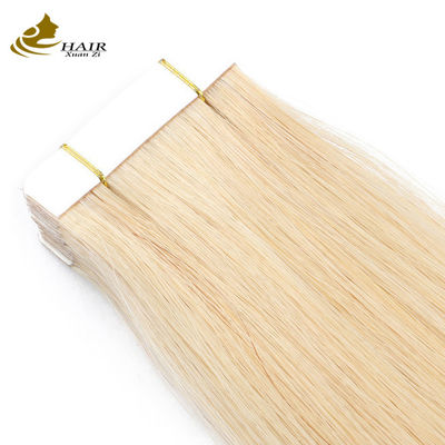 Blonde Mini Tape In Hair Extensions For Raw Indian Hair Odm