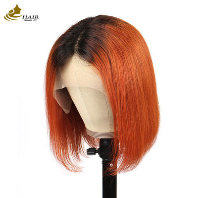 Customized Color Bob Wig Human Brazilian Hair Wigs Lace Front Wig