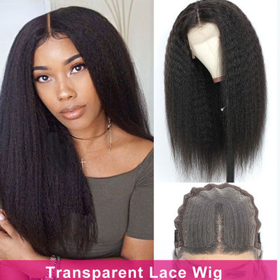 Handcraft Customized Human Hair Wigs Straight Realistic Hairline