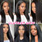 Handcraft Customized Human Hair Wigs Straight Realistic Hairline