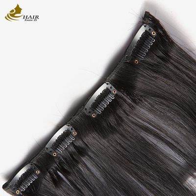 Remy 24 Inch Clip In Hair Extensions 100% Virgin In Bulk OEM