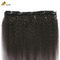 Yaki Kinky Malaysian Weave Hair Seamless Clip In Extensions 7pcs