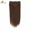 Dark Brown 22 inch Clip In Hair Extensions human Hair 100% Virgin 16 Pieces