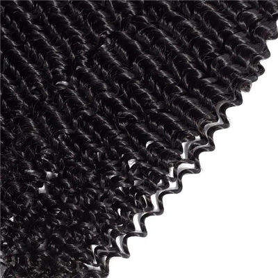 Curly Texture Afro Kinky Bundles Virgin Wavy Human Hair Bundles Weft