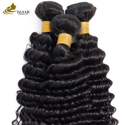 Black Kinky Virgin Human Hair Bundles Beauty Supply Hair Weave