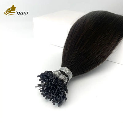 0.5g Pre Bonded Keratin Hair Extensions Natural Black Silky Straight