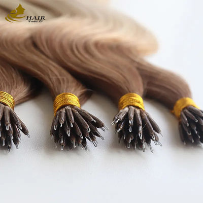 ODM Nano Prebonded Hair Extensions 100% Human Hair Body Wave Human Hair Extensions
