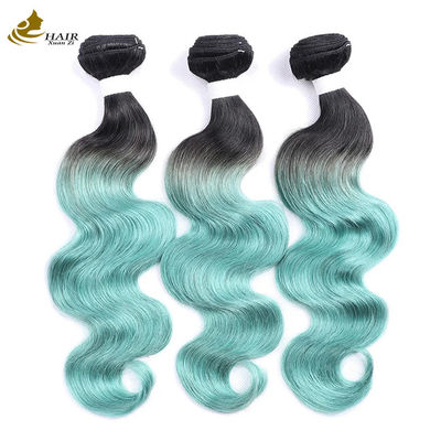 12A Grade Brazilian 613 Human Hair Bundles 1B Green