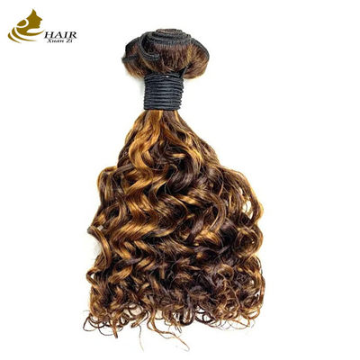 P1B 27 Double Drawn Hair Bundles Curly 20 Inch Body Wave Wig