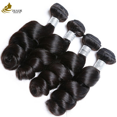 Loose Wave Brazilian Kinky Curly Virgin Hair Packs With Frontal Lace Closure