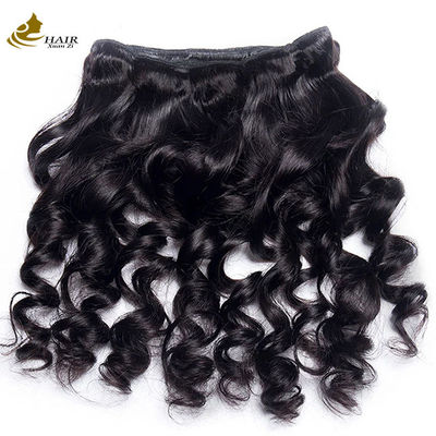 Loose Wave Brazilian Kinky Curly Virgin Hair Packs With Frontal Lace Closure