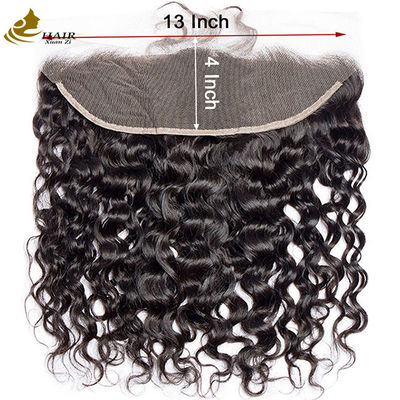 OEM Brazilian Unprocessed Water Wave Virgin Hair Bundles Black Colored