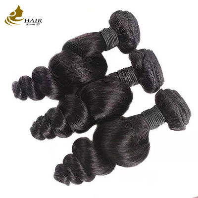 Loose Wave Brazilian Human Hair Bundle Natural Black Hair Extensions