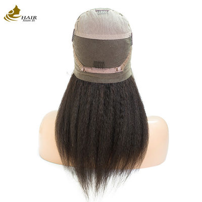 Kinky Straight Customized Human Hair Wigs 13*4 Front Lace Human Hair Wig