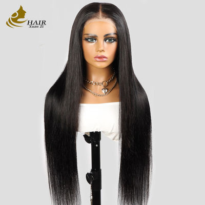 Bone Straight Glueless Transparent 13X4 HD Lace Front Natural Colors 100% Human Hair Wigs