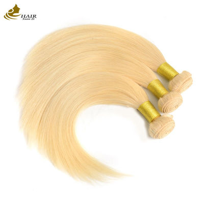 Factory Direct Sale Brazilian Virgin Human Hair 613# Blonde Straight Hair Bundle