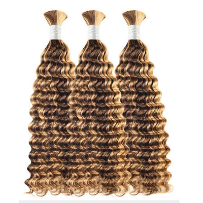 High Quality Various Colored Human Hair Bulk 100% Human Hair Extension