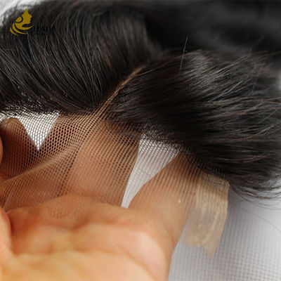 Thin Transparent Lace Unprocessed 100% Natural Human Hair 4X4 Lace Closure