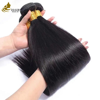 Grade 12A Brazilian Indian 100% Raw Remy Virgin Human Hair Extension Natural Black
