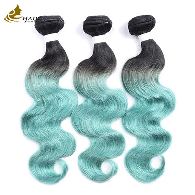 Factory Direct Sale Vietnamese Virgin Human Hair 1b/Blue Colored Straight Hair Bundle