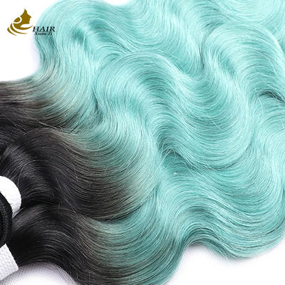 Factory Direct Sale Vietnamese Virgin Human Hair 1b/Blue Colored Straight Hair Bundle